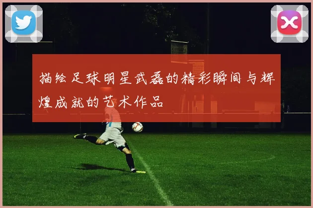 描绘足球明星武磊的精彩瞬间与辉煌成就的艺术作品